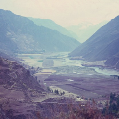 Fertile valley near Cusco