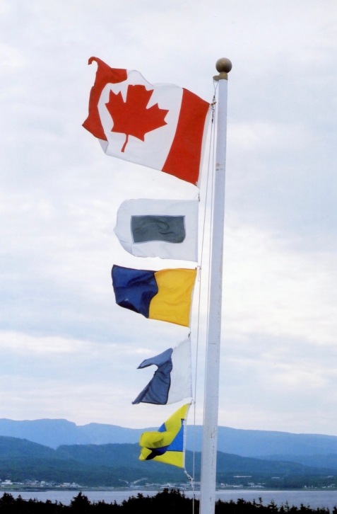 Lighthouse signal flags - Canada, S, K, A, D